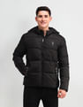 U.S. Polo Assn. Denim Co. Solid Hooded Puffer Jacket