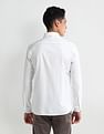 Arrow Newyork Manhattan Slim Self-design Cotton Shirt