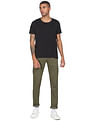Flying Machine Super Slim Fit Twill Casual Trousers