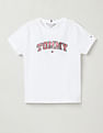 Tommy Hilfiger Kids Girls Transitional Varsity Foil T-Shirt