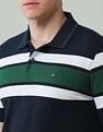 Arrow Sport Horizontal Striped Regular Fit Polo Shirt