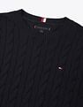 Tommy Hilfiger Cable-Knit Regular-Fit Cotton Sweater