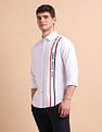 U.S. Polo Assn. Brand Printed Tailored Fit Oxford Shirt