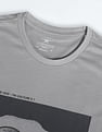 Flying Machine Tonal Graphic Print Cotton T-Shirt