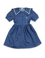 U.S. Polo Assn. Kids Girls Peter Pan Collar A-Line Dress