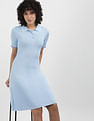Tommy Hilfiger Striped Collar Polo Dress