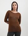 Tommy Hilfiger Ivory Boatneck Sweater