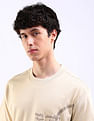 Flying Machine Abstract Print Relaxed Fit T-Shirt