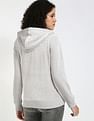 Calvin Klein Jeans Regular-Fit Polyester Hooded Neck Sweat Shirt