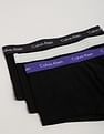 Calvin Klein Underwear Cotton Spandex Low Rise Trunks - Pack Of 3