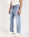 Tommy Hilfiger Mid-Wash Slim-Fit Mid Rise Jeans