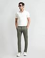 Arrow Sport Slim Fit Geometric Patterned Trousers