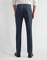 Arrow Newyork Textured Slim Fit Trousers