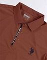 USPA Active Solid Slim Fit Polo Shirt