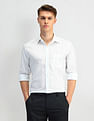 Arrow Liberty Classic Fit Vertical Striped Shirt