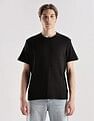 Calvin Klein Jeans Textured Relaxed Fit Cotton T-Shirt