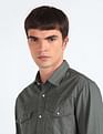 Flying Machine Western Yoke Relaxed Fit Shirt