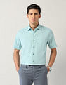 Arrow Liberty Classic Fit Outline Checked Shirt