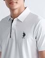 USPA Active Solid Slim Fit Polo Shirt