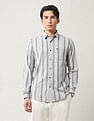Arrow Sport Pure Cotton Herringbone Shirt