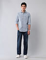 U.S. Polo Assn. Denim Co. Vertical Striped Pure Cotton Shirt