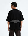 Flying Machine Oversized Graphic Print T-Shirt