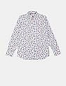 U.S. Polo Assn. Kids Boys Button Down Collar Printed Shirt