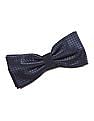 Arrow Blue Pre Tied Patterned Bow Tie
