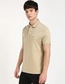 Tommy Hilfiger Self-Design Regular-Fit Cotton Polo Shirt