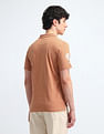 Flying Machine Brand Printed Pattern Relaxed Fit Polo Shirt