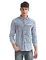 Flying Machine Striped Denim Shirt