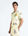 Flying Machine Cuban Collar Graphic Shirt
