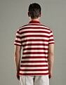 Tommy Hilfiger Striped Regular Fit Cotton Polo T-Shirt