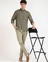 Tommy Hilfiger Solid Regular-Fit Linen Shirt
