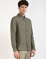 Tommy Hilfiger Solid Regular-Fit Linen Shirt