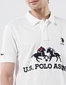 U.S. Polo Assn. Brand Embroidered 135 Anniversary Polo Shirt