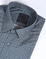 Arrow Geometric Sateen Formal Shirt