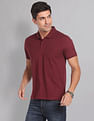 AD by Arvind Wrinkle Resistant Quick Dry Smart Polo Shirt