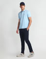 Arrow Sports Autoflex Slim Fit Dobby Trousers