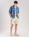 Calvin Klein Jeans Printed Regular-Fit Poplin Woven Shirt