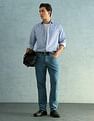 Arrow Slim Fit Striped Smart Formal Shirt