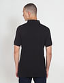 Flying Machine Colour Block Pique Cotton Polo Shirt
