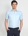 Arrow Short Sleeve Self Design Formal Shirt