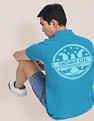 U.S. Polo Assn. Denim Co. Placement Print Pique Polo Shirt