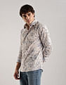 Calvin Klein Jeans Abstract Slim Fit Poplin Woven Shirt