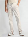 Arrow Sports Mid Rise Solid Trousers