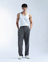 Flying Machine Solid Loose Fit Twill Chinos