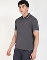 Tommy Hilfiger Solid Regular-Fit Cotton Polo Shirt