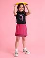 U.S. Polo Assn. Kids Girls Cotton Knit Skorts