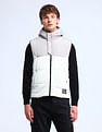 Flying Machine Regular Fit Colourblocked Padded Jacket